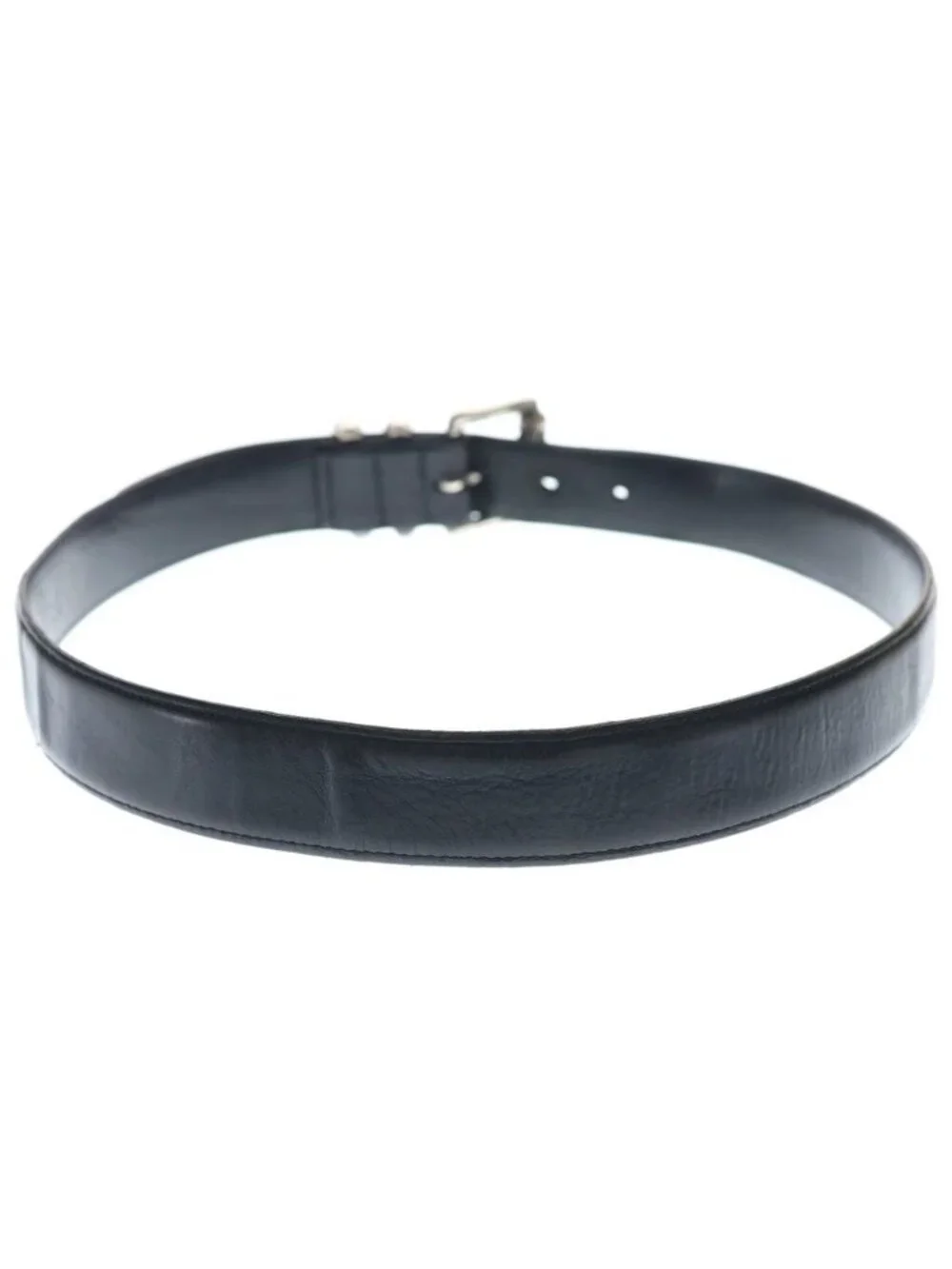 Chrome Hearts Blt Roller Buckle Leather Belt Silver